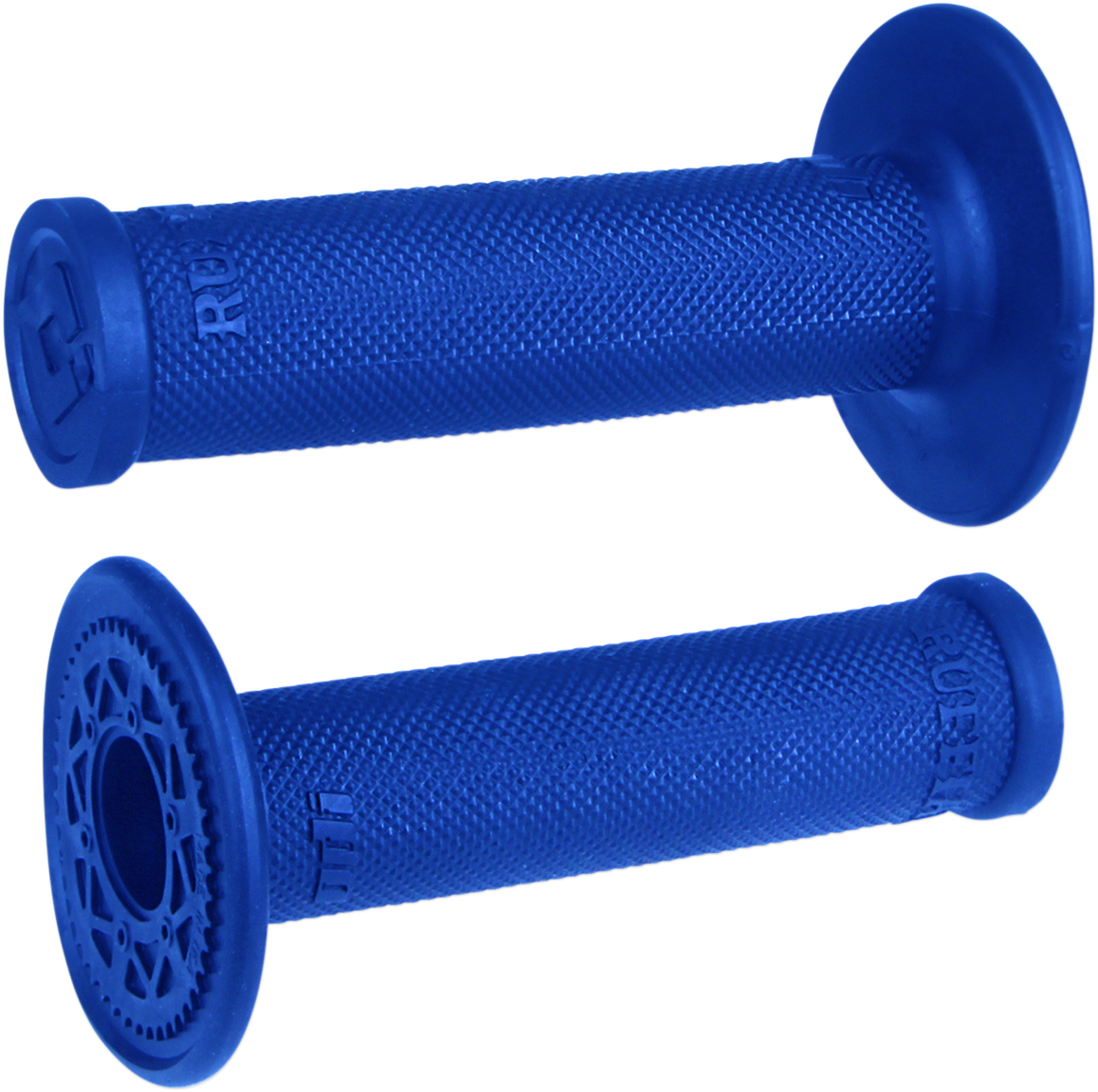 ODI Ruffian MX Single-Ply No-Waffle Grips, Blue, H00RFU