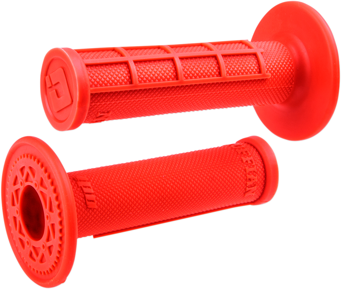 ODI Ruffian Half Waffle Grips, Fluorescent Orange, H01RFFO