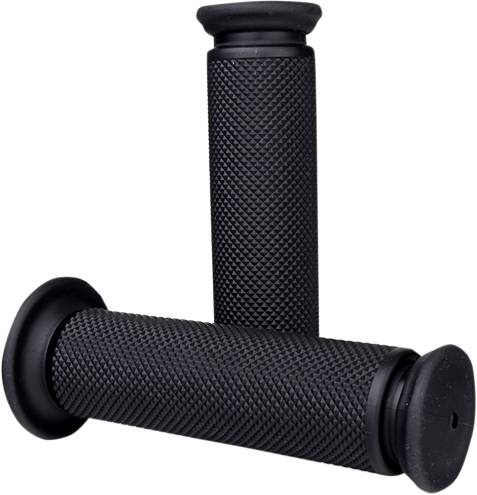 DRIVEN RACING Diamond MX Grips, Closed End, Black, D637BK