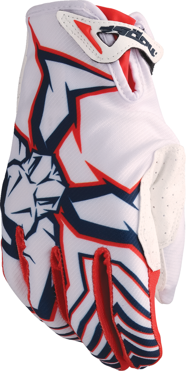 Moose Racing Agroid Pro Gloves - Red/White/Blue