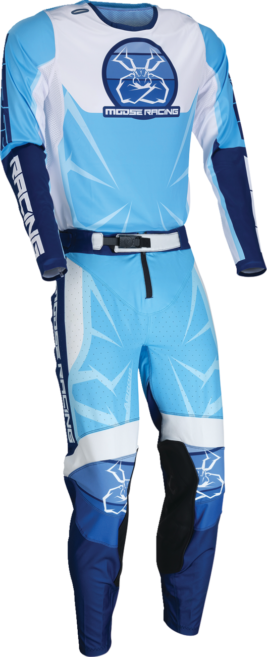 Moose Racing Agroid Pants - Blue/White