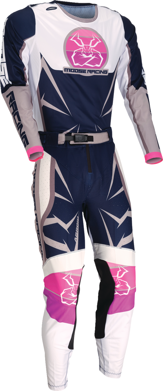 Moose Racing Agroid Pants - Navy/White