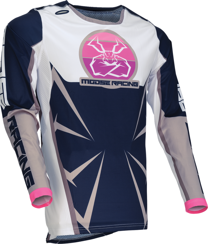 Moose Racing Agroid Jersey - Navy/White