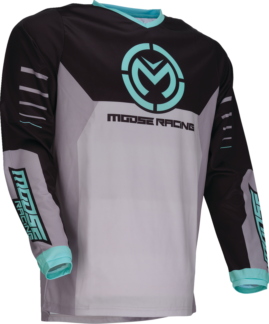Moose Racing Qualifier Jersey - Gray/Teal