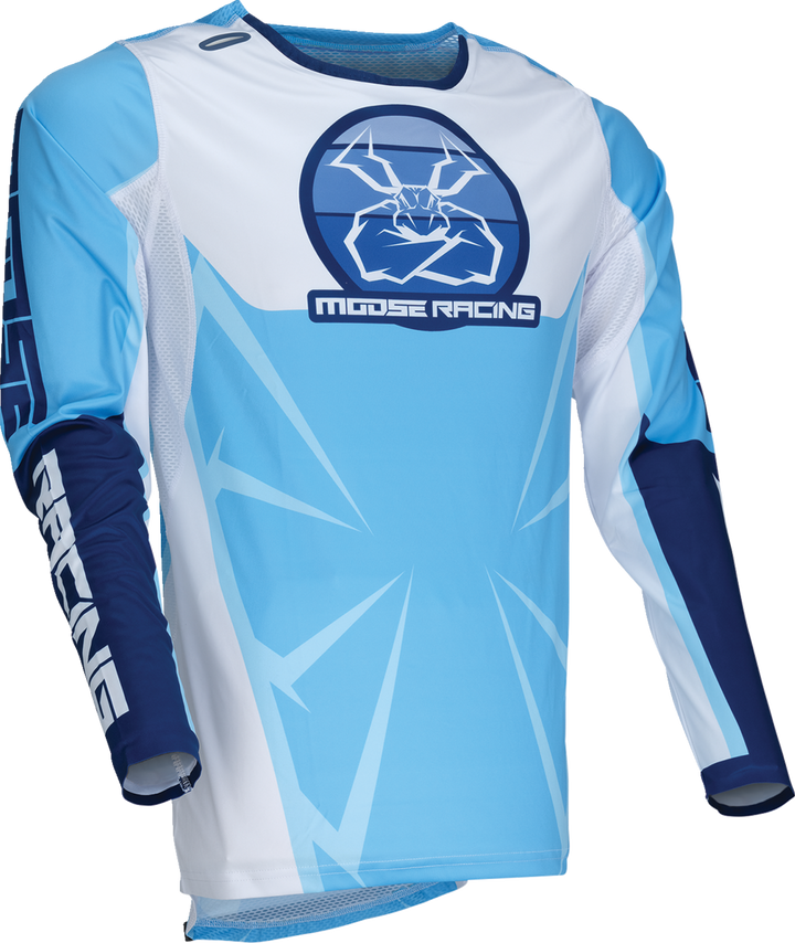 Moose Racing Agroid Jersey - Blue/White