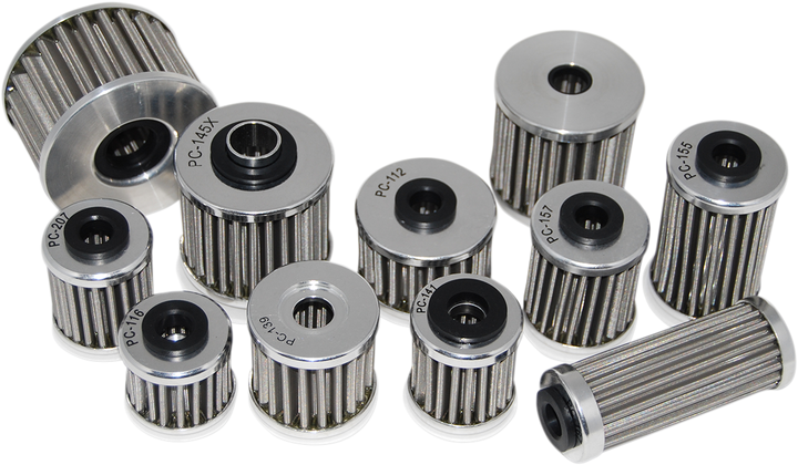 PC RACING Flo® Stainless Steel Oil Filter - Honda/Husqvarna/Polaris PC116