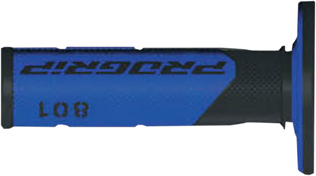 PRO GRIP 801 Hybrid Duo-Density Cross Grips Black/Blue PA080100NEBL