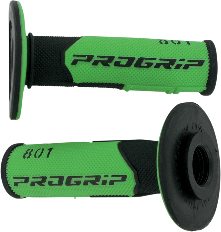 PRO GRIP 801 Hybrid Duo-Density Cross Grips Black/Green PA080100NEVE