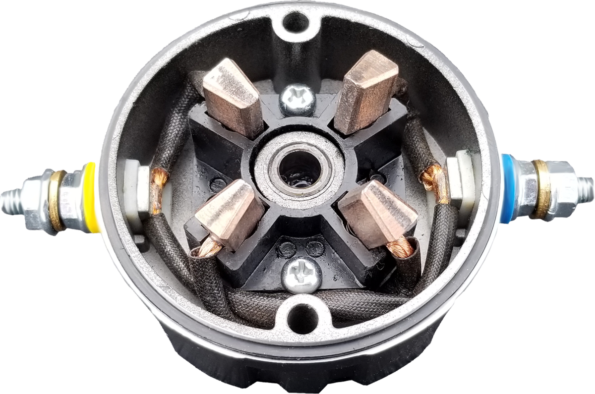 KFI PRODUCTS Assault Motor End Cap - Black AS-CAPKIT