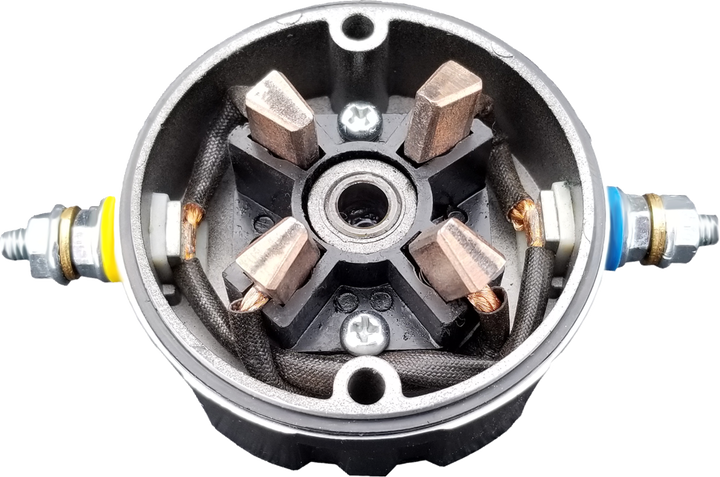 KFI PRODUCTS Assault Motor End Cap - Black AS-CAPKIT