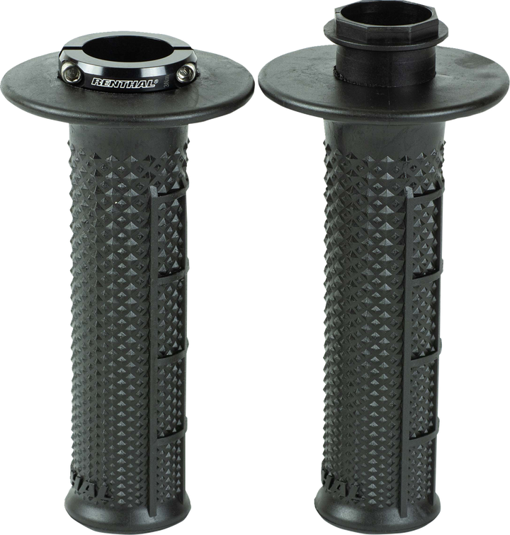 Renthal MX R-Works Lock-On Grips, Ultra Tacky Taper Half Waffle, G239