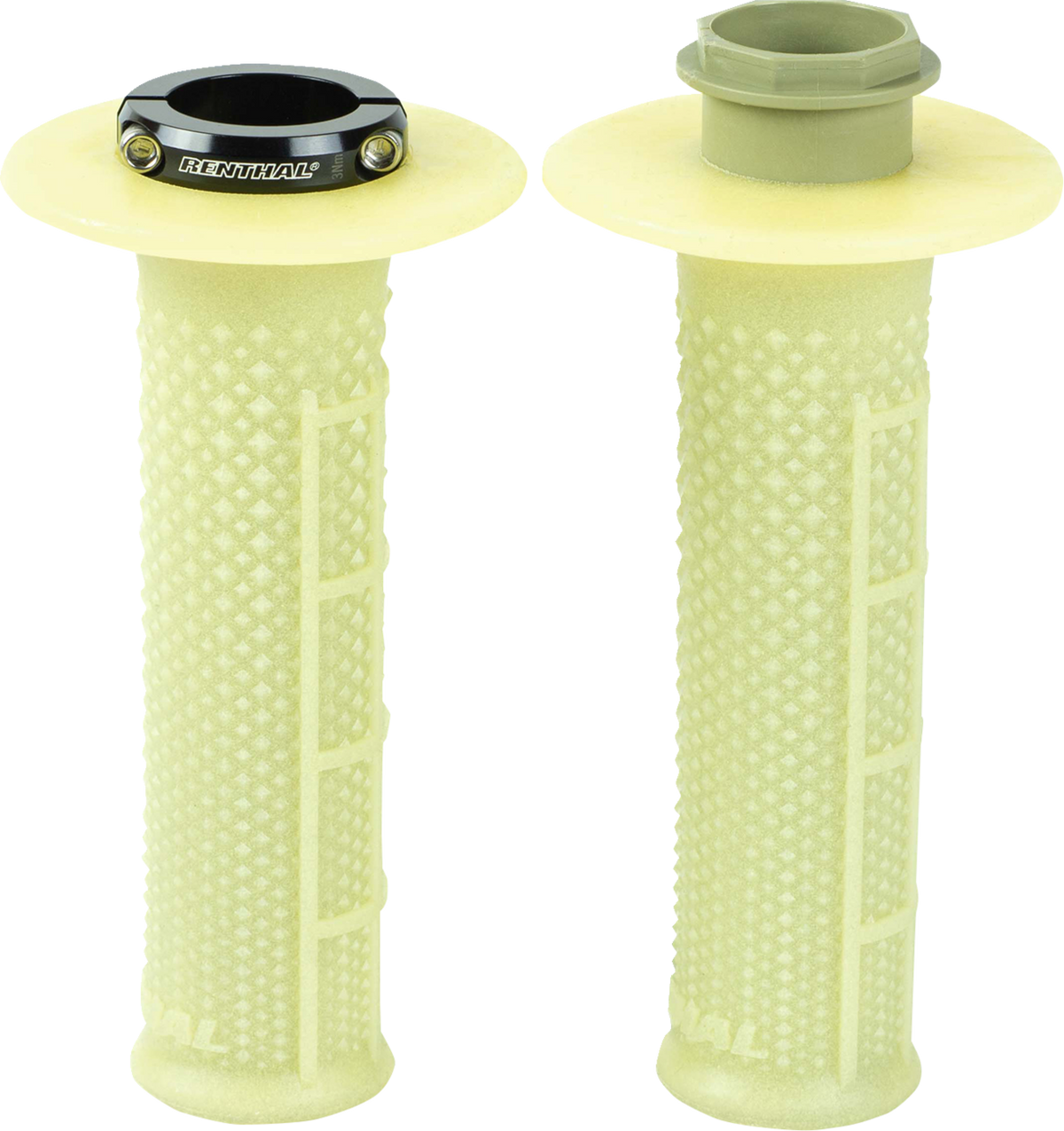 Renthal G240 MX R-Works Lock-On Grips, Aramid Taper Half Waffle