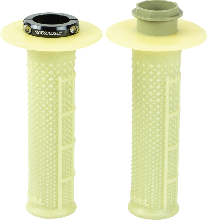 Renthal G240 MX R-Works Lock-On Grips, Aramid Taper Half Waffle