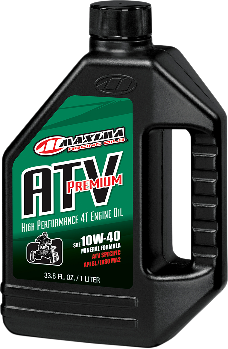Maxima ATV Premium Mineral 4T Engine Oil - 10W-40 - 1L