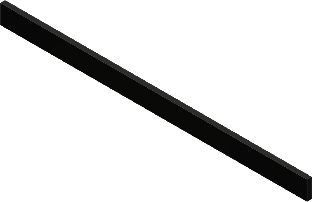 KFI PRODUCTS UHMW Poly Wear Bar - 54" 106654