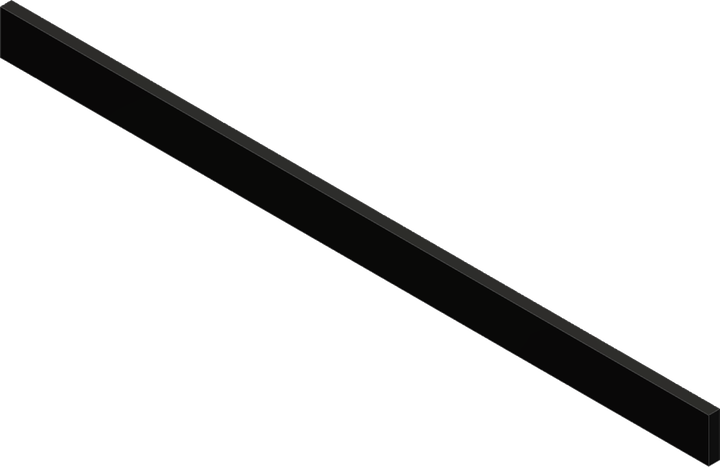 KFI PRODUCTS UHMW Poly Wear Bar - 54" 106654