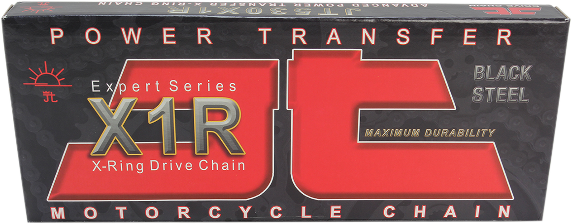 JT Chains 530 X1R Heavy-Duty Motorcycle Drive Chain, 122 Links – JTC530X1R122RL
