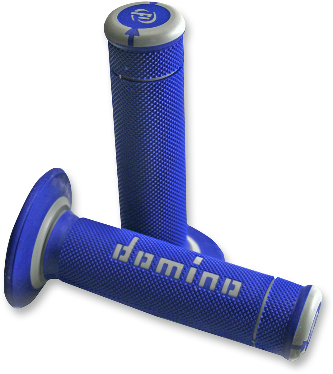 DOMINO Xtreme Dual-Compound Motorcycle Grips Blue/Gray A19041C5248A7-0