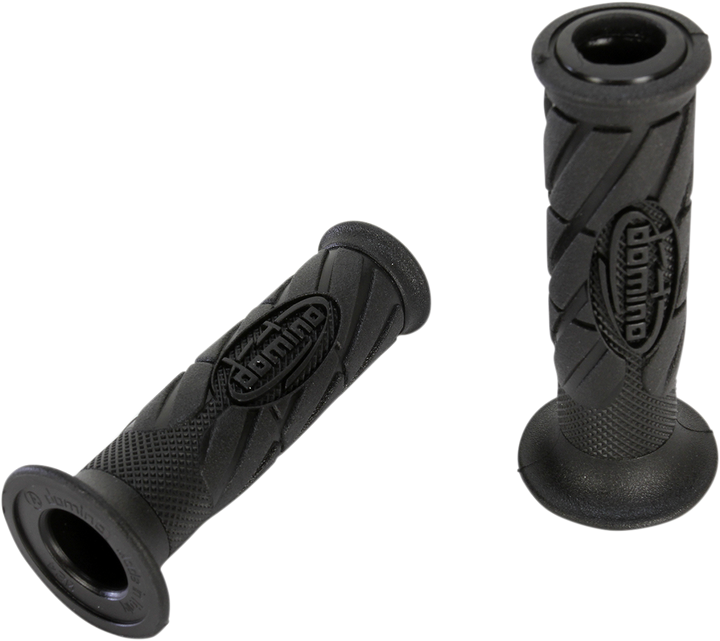 DOMINO Parco Motorcycle Grips, 120 mm, Open Ends, Black - Part 5519.82.40.06-0