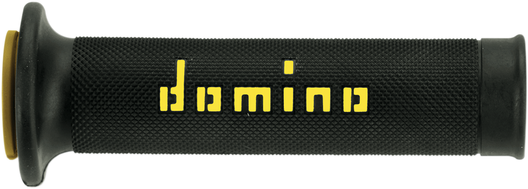 DOMINO MotoGP Dual-Compound Motorcycle Grips Black/Yellow A01041C4740B7-0