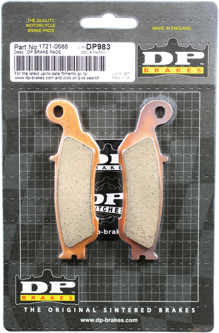 DP BRAKES DP983 Standard Brake Pads for Yamaha