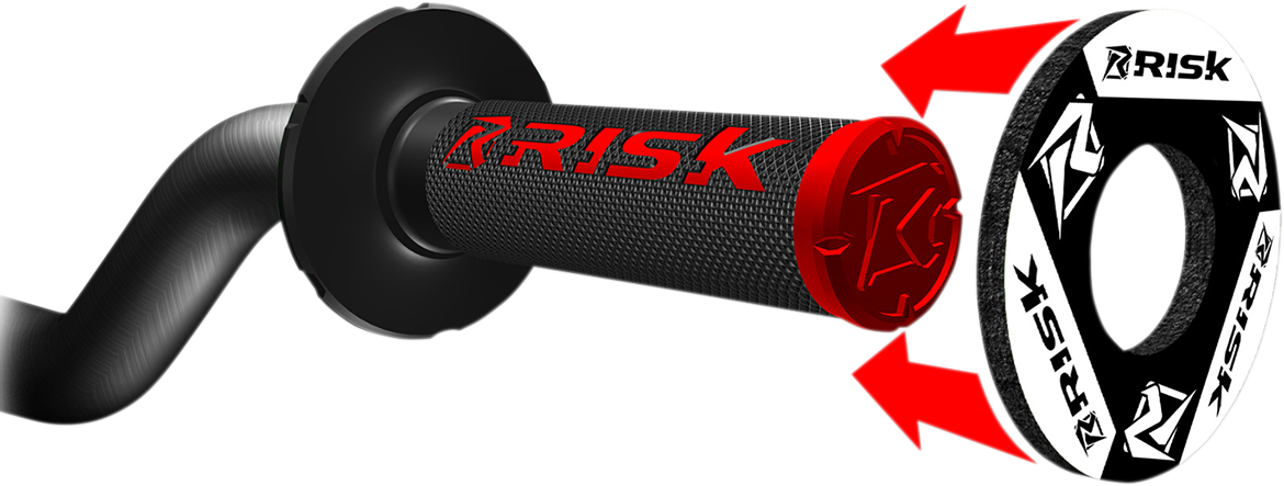 Risk Racing Grip Donuts 00110 Motorcycle and ATV Handlebar Comfort Pads