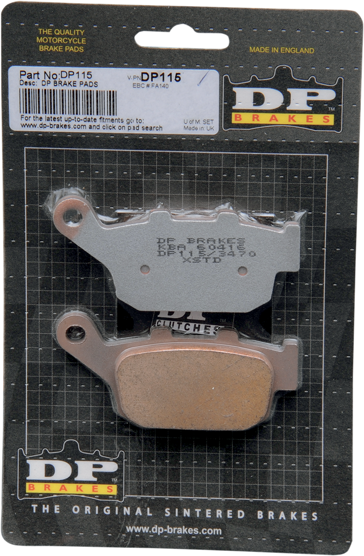 DP Brakes Standard Brake Pads DP115