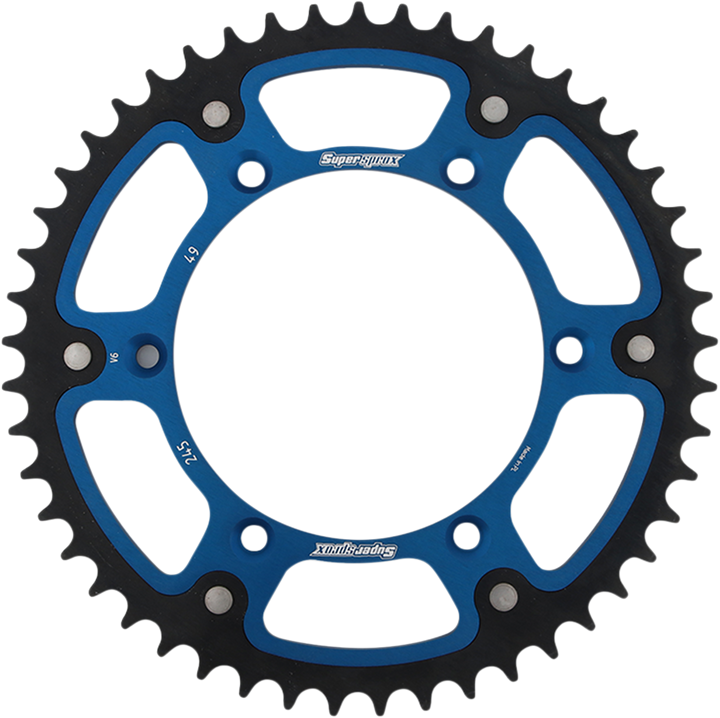 SuperSprox Stealth Rear Sprocket 49-Tooth Blue for Yamaha – RST-245-49-BLU