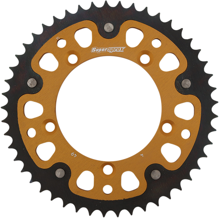 SUPERSPROX Stealth Rear Sprocket RST-4-49-GLD, 49-Tooth Gold for KTM