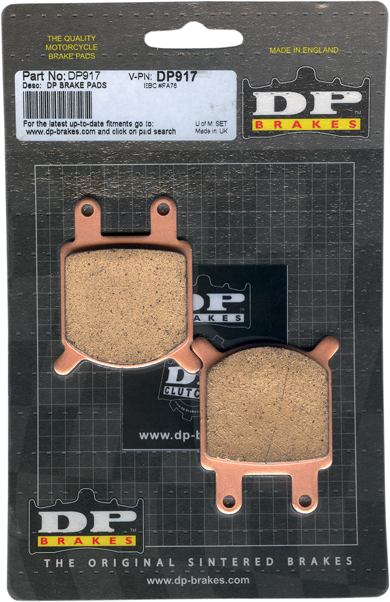 DP Brakes DP917 Standard Brake Pads for Kawasaki