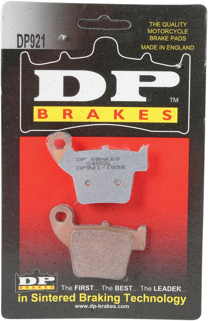 DP BRAKES DP921 Standard Brake Pads for Honda and TM