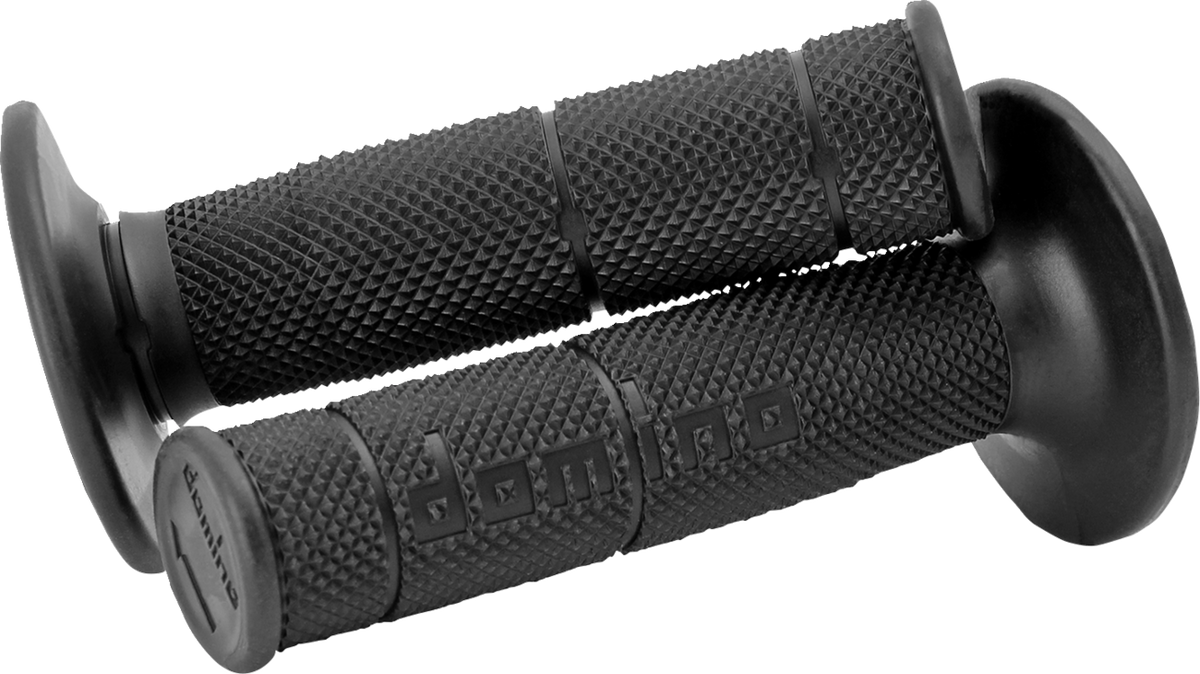 DOMINO Victor No-Waffle Motorcycle Grips Black 6131.82.40.06