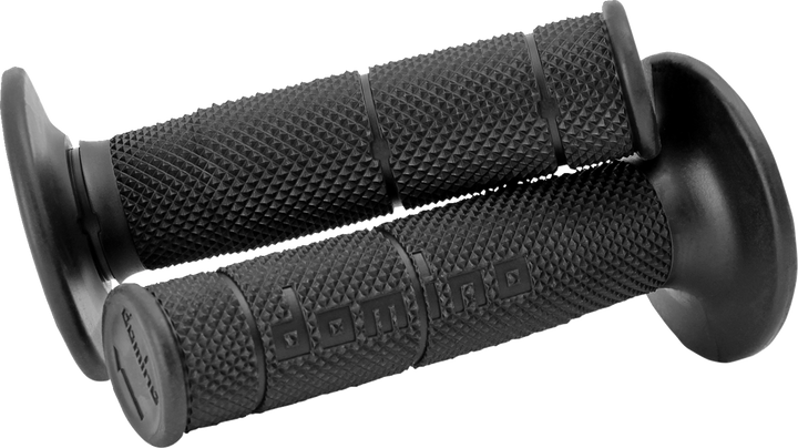 DOMINO Victor No-Waffle Motorcycle Grips Black 6131.82.40.06