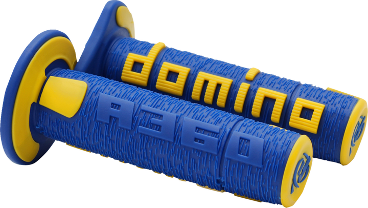 DOMINO A360 Off-Road Grips, Blue/Yellow, Part A36041C4847A7-0