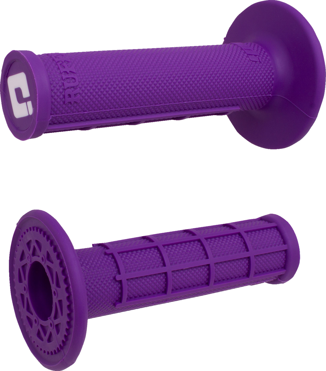 ODI Ruffian Half Waffle Purple Motorcycle Grips H01RFPR