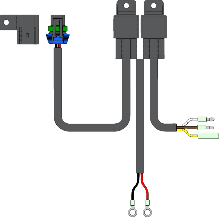 KFI PRODUCTS Actuator Relay Harness Replacement ACT-HAR