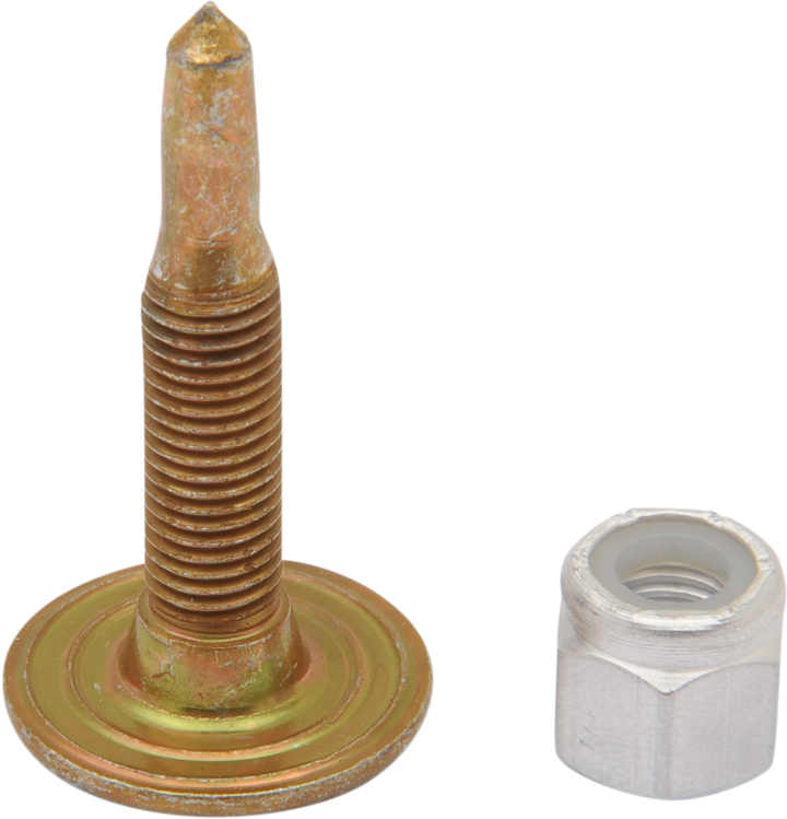 STUD BOY Power Point Carbide/Push-Through Studs with Power Tower Locknuts - 1.375" - 24 Pack 2166-P1
