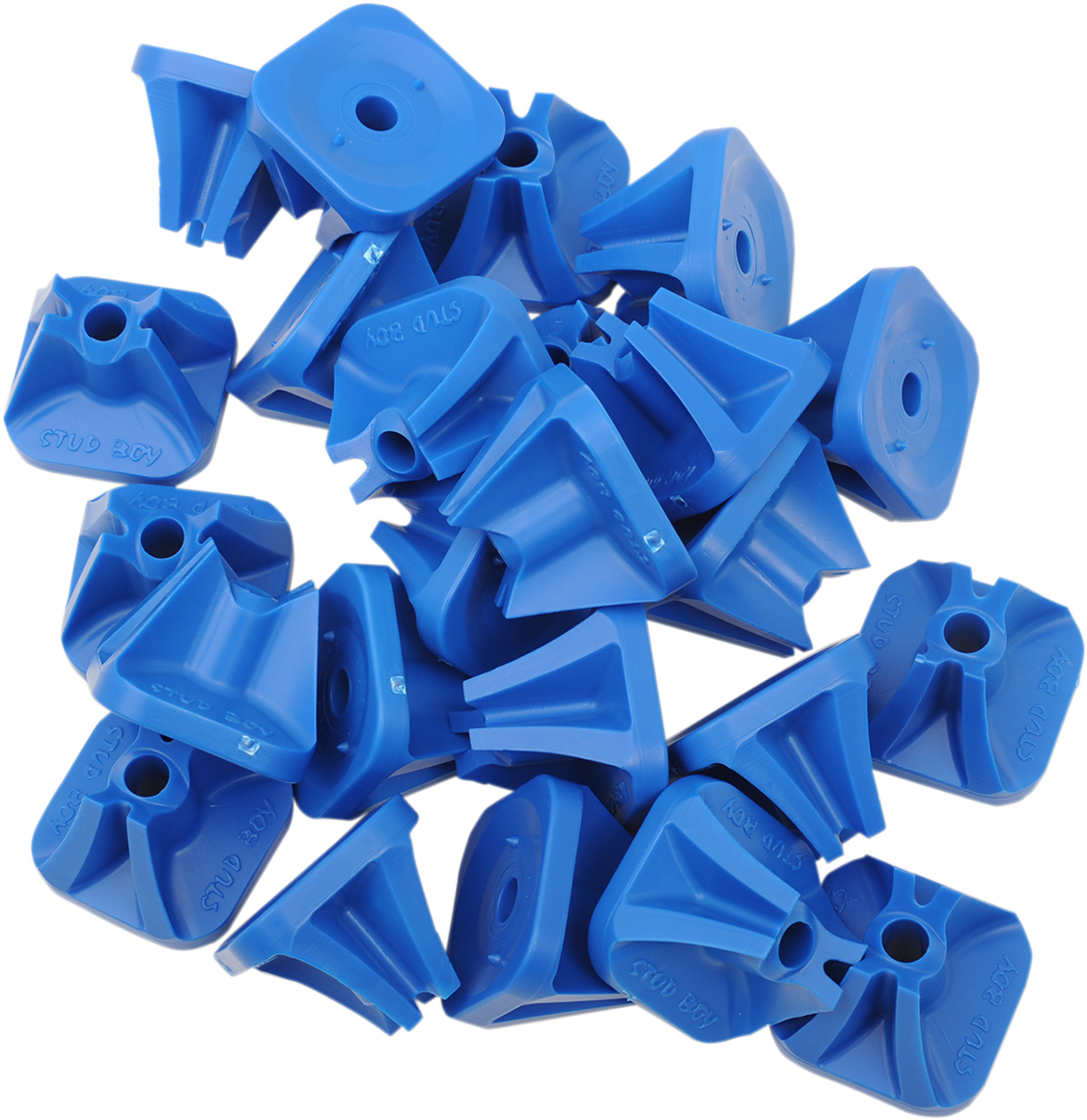STUD BOY Pro Series Backing Plates - Single - Hi-viz Blue - 24 Pack 2513-P1-HVB