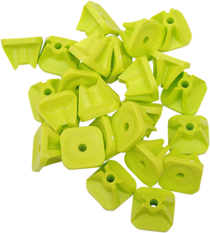 STUD BOY Pro Series Backing Plates - Single - Hi-viz Green - 24 Pack 2513-P1-HVG