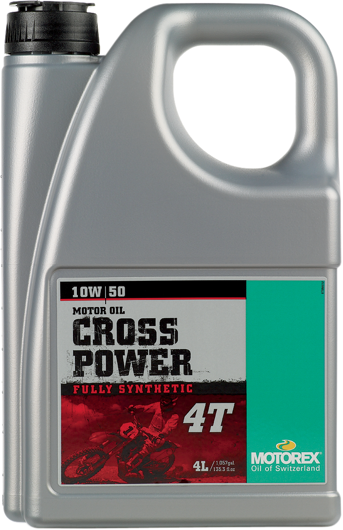 Motorex Cross Power Synthetic 4T Engine Oil - 10W-50 - 4L