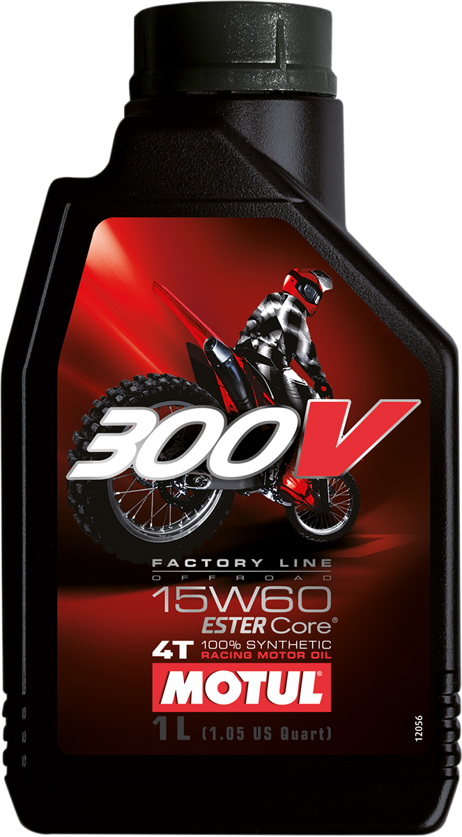 Motul 300V Factory Line Offroad Synthetic 4T Engine Oil - 15W-60 - 1L
