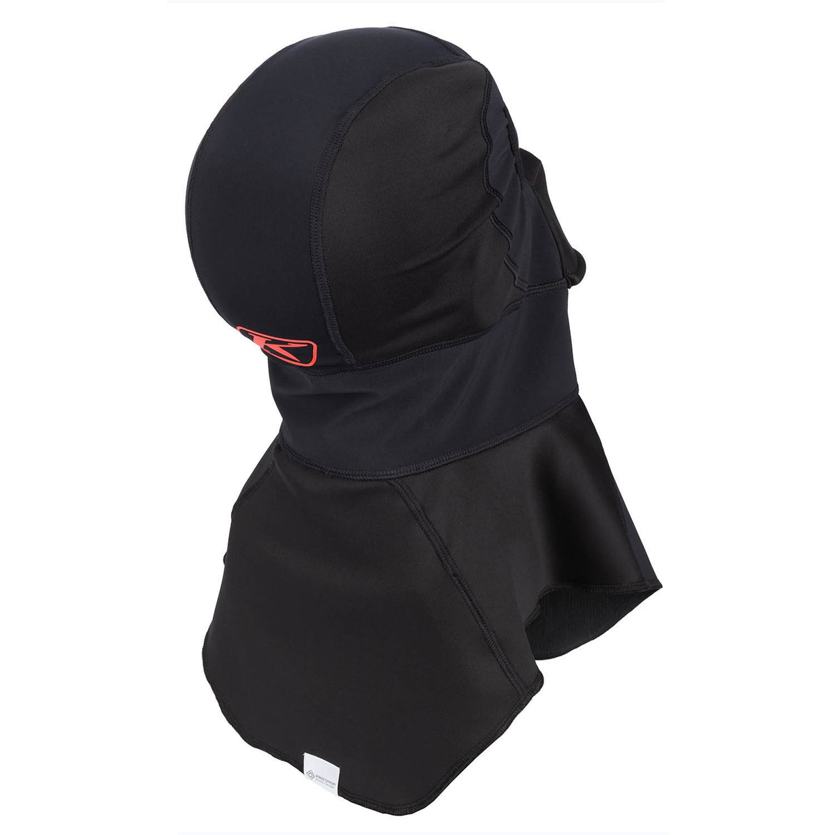Arctic Balaclava - Black - Fiery Red