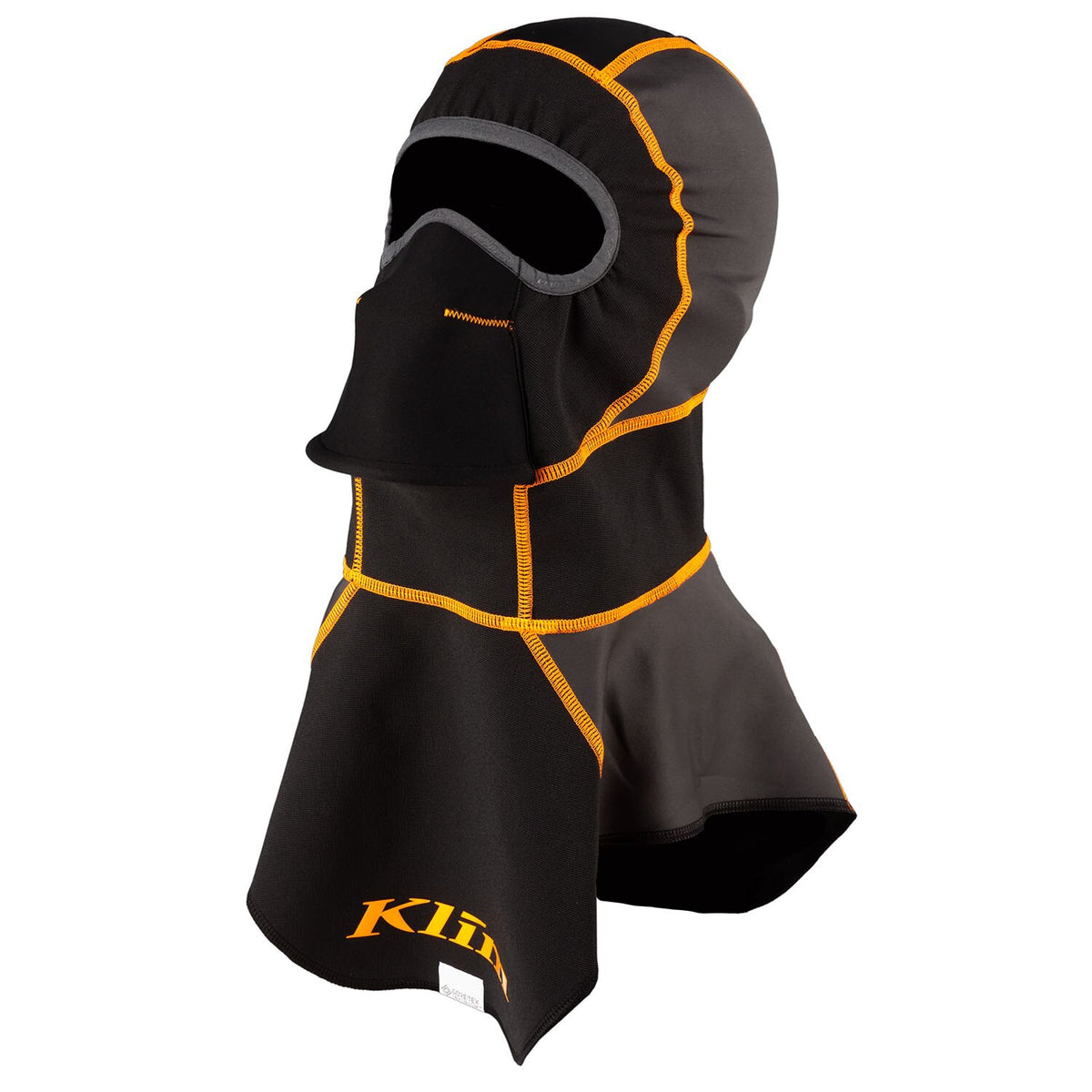 Arctic Balaclava - Black - Strike Orange