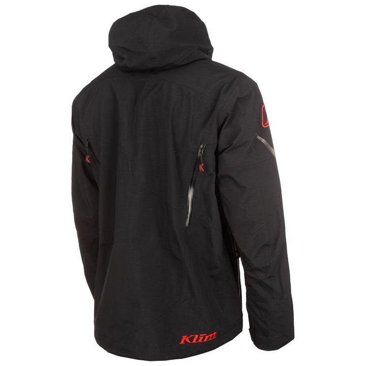 Storm Jacket - Black - Fiery Red