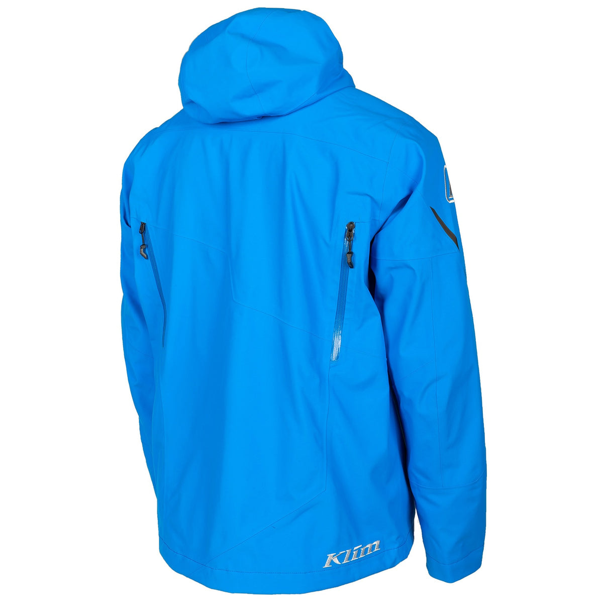 Storm Jacket - Electric Blue Lemonade - Metallic Silver