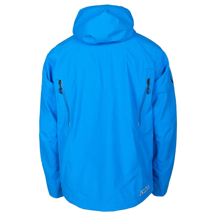 Storm Jacket - Electric Blue Lemonade - Metallic Silver