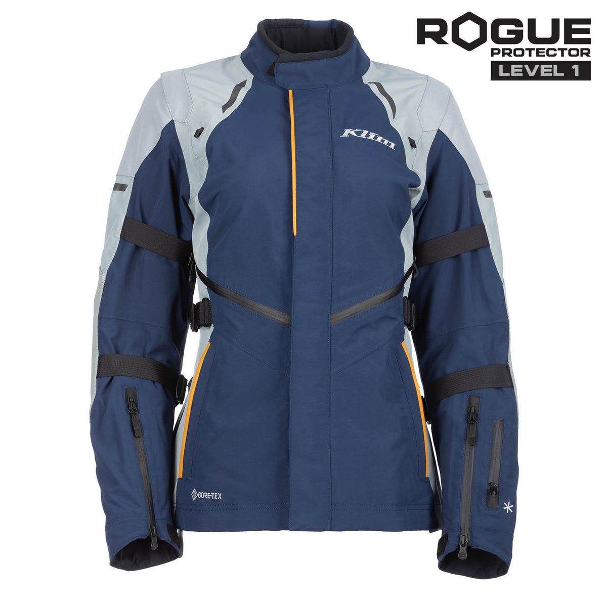 Klim Women's Altitude Jacket - Dress Blues - Golden Brown