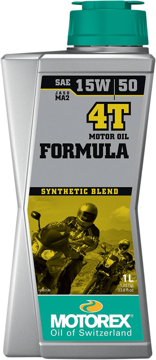 Motorex Formula Synthetic Blend 4T Engine Oil - 15W-50 - 1L