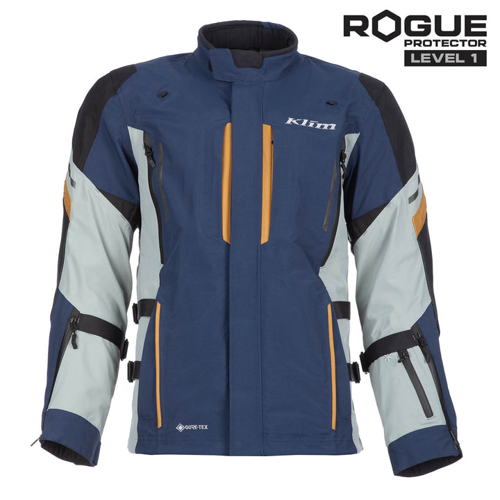 Klim Latitude Jacket - Dress Blues - Golden Brown
