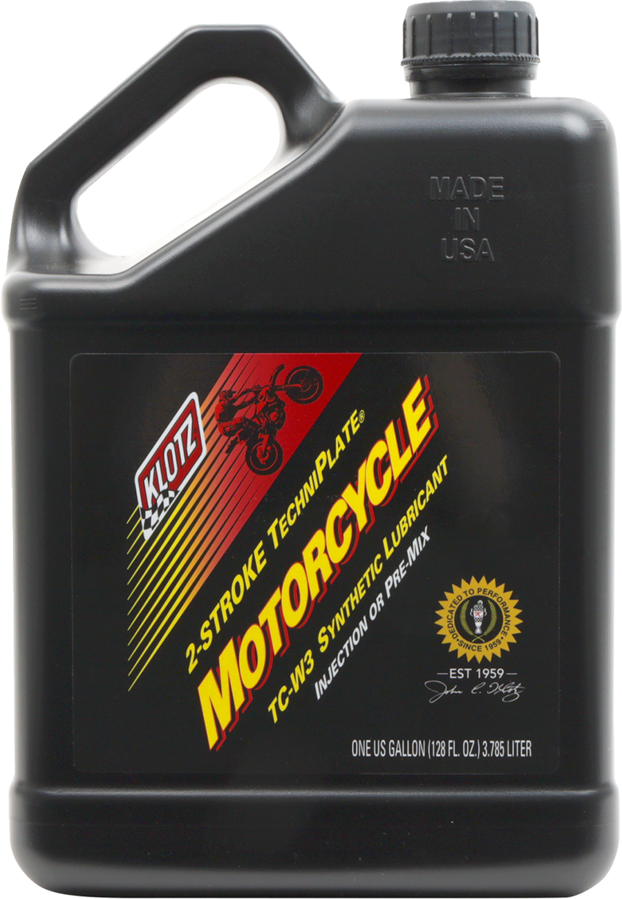Klotz TechniPlate® Synthetic TC-W 3® 2-Stroke Oil - 1 US gallon